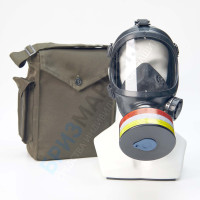 Противогаз фильтрующий «БРИЗ®-3301(ППФ)» A1B1E1 с маской панорамной «БРИЗ®-4301М(ППМ)» категория 2