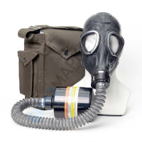 Противогаз фильтрующий «БРИЗ®-3301(ППФ)» A3B3E3AXP3 R D с шлем-маской ШМП класс 1, категория 2 и с соединительной трубкой (гофротрубкой)
