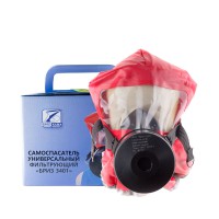 Самоспасатель фильтрующий Бриз-3401 ГДЗК в картонной коробке